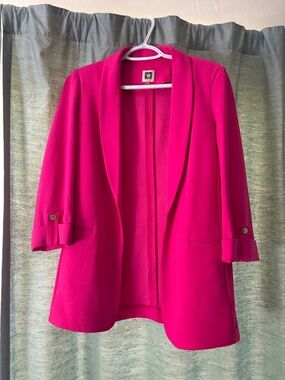 Small Anne Klein Hot Pink Blazer
